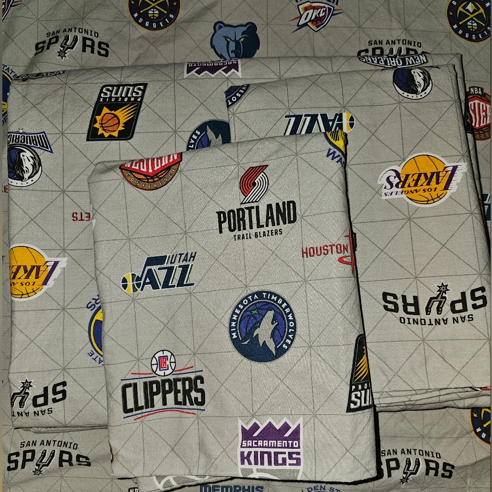 Pottery Barn teen NBA Full size sheets